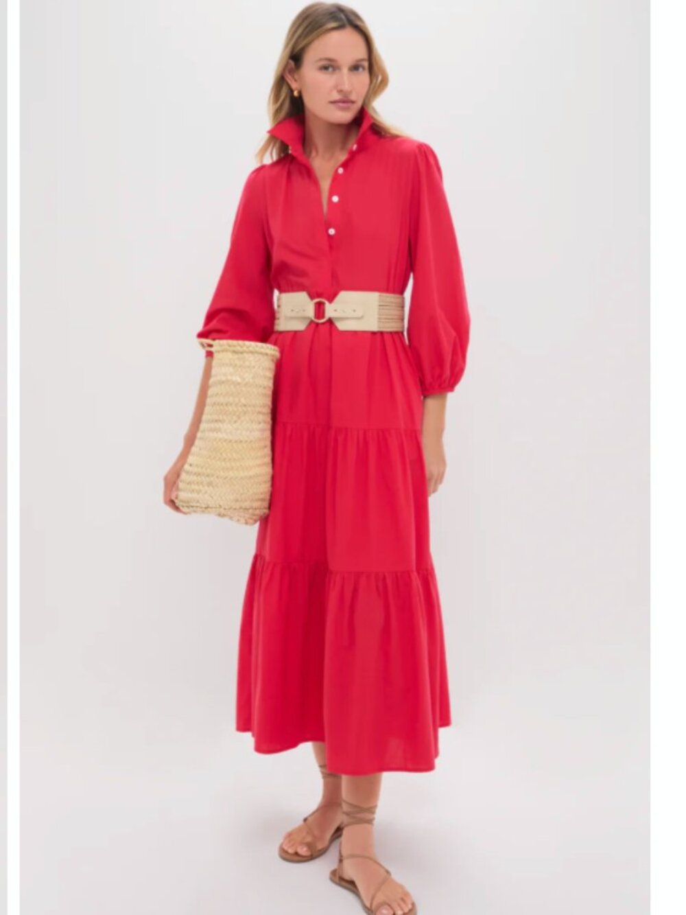 NWT - Tuckernuck – Pomander Place Hibiscus Red Mabel Maxi Dress